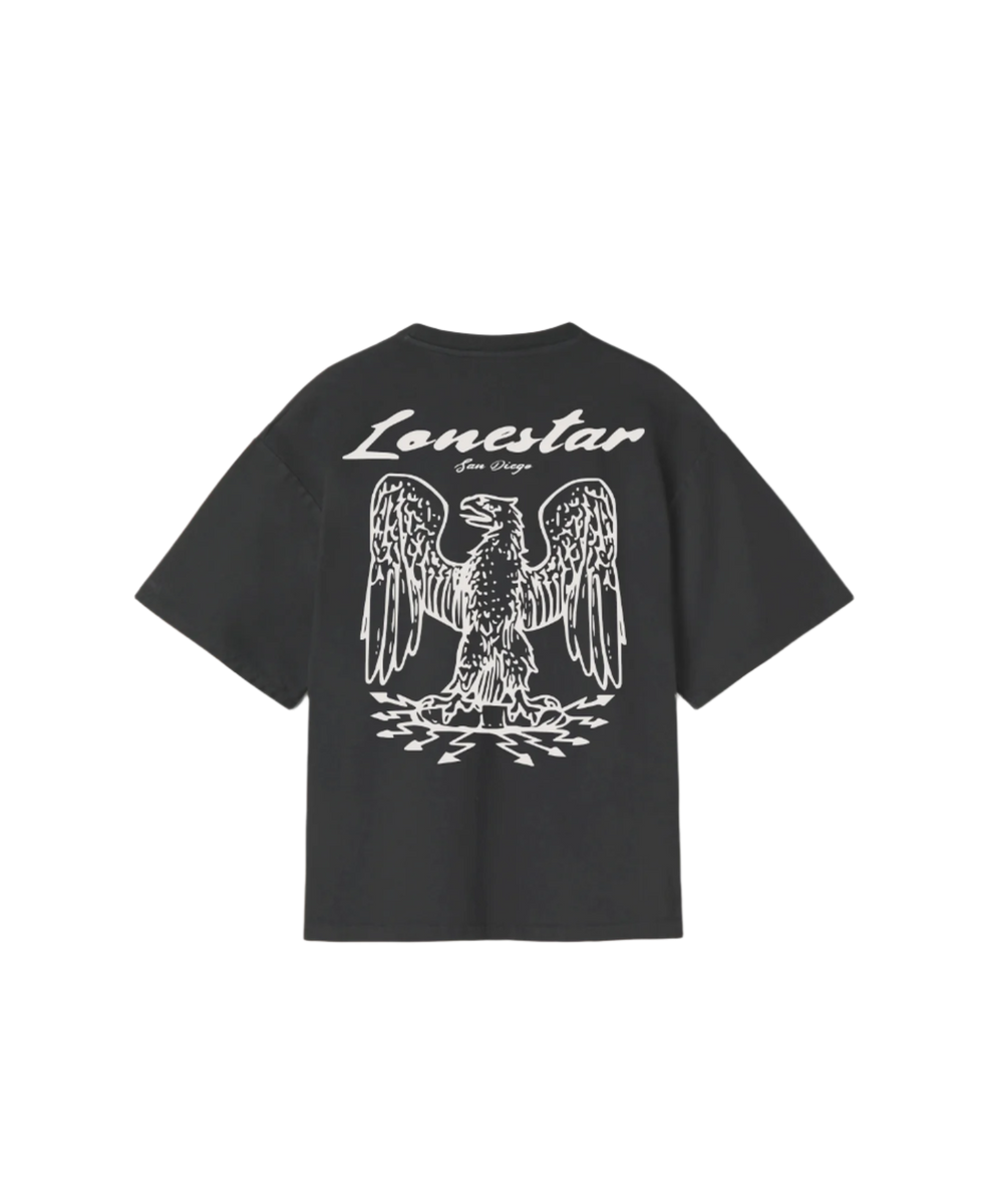 CHALLEGER / L/S OVAL EAGLE TEE -Black-